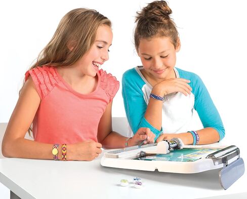 SpiceBox: i-Loom Bracelet Maker, The Ultimate Art and Craft Kit for Creating Beautiful Friendship Bracelets, 12 Different Patterns Included, for Ages 8 and up in Kuwait