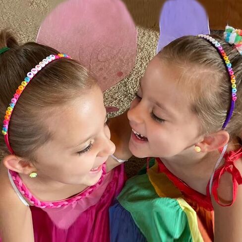 424 قطعة من عصابات الرأس DIY للفتيات من سن 5 إلى 12 عامًا من EMUFOOK - اصنعي إكسسوارات الشعر الأنيقة الخاصة بك - الفنون والحرف اليدوية للأطفال من سن 5 6 7 8 9 هدايا عيد ميلاد للفتيات من عمر 8 إلى 12 عامًا in Kuwait