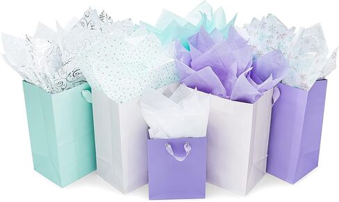 مناديل ورقية معدنية لعيد الميلاد من K-Kraft - 102 ورقة - ورقة مقاس 20 × 20 بوصة - 33 ورقة حمراء، 24 ورقة بيضاء، 45 ورقة مطبوعة - ورق تغليف الهدايا - مصنوعات يدوية من K-Kraft in Kuwait