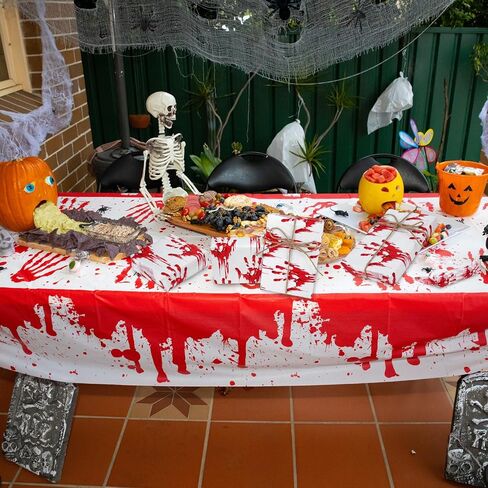 100 Sheets 20 * 14 Inches Horror Bloodstain Pattern Tissue Paper for Gift Bags, Halloween Tissue Paper for Gift Wrapping for Halloween Party DIY Craft in Saudi Arabia