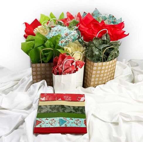 مناديل ورقية كلاسيكية كرافت (رسومات الرنة لعيد الميلاد - صودا شوب - 2 عبوة، إجمالي 204 ورقة in Kuwait