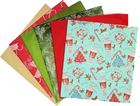 مناديل ورقية كلاسيكية كرافت (رسومات الرنة لعيد الميلاد - صودا شوب - 2 عبوة، إجمالي 204 ورقة in Kuwait