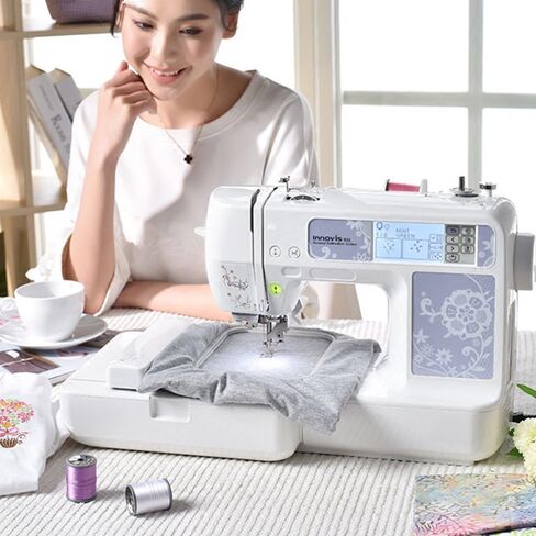 FQTANJU 3 pcs Embroidery Hoops Sewing Embroidery Machine Hoop Set for Brother Embroidery Machine SE270D, SE-350, SE-400, HE-120, HE-240, 500D, 900D, 950D, LB6800PRW etc (3 in 1set) in Saudi Arabia