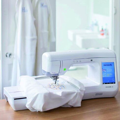 FQTANJU 3 pcs Embroidery Hoops Sewing Embroidery Machine Hoop Set for Brother Embroidery Machine SE270D, SE-350, SE-400, HE-120, HE-240, 500D, 900D, 950D, LB6800PRW etc (3 in 1set) in Saudi Arabia