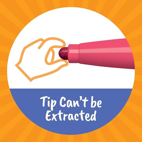 BIC Magic Marker, Flexible Brush Tip (4.5 mm), Assorted Colors, Kids Coloring, 36-Count in Kuwait