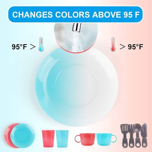 STEAM Life Blue Kids Kitchen Sink Toy, Color Changing Kids Play Sink with Running Water, Toddler Kitchen Playset, Toddler Pretend Play, Toddler Sink Toy Kitchen Accessories, Kids Dishwasher in Kuwait