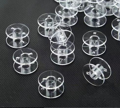 25 قطعة من بكرات ماكينة الخياطة، بكرات بلاستيكية مع حافظة لملحقات ماكينة الخياطة Bro-Ther/Sin-ger/Baby-Lock/Jano-me/Ju-ki in Kuwait