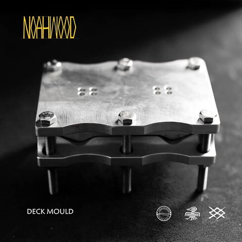 أجزاء أصابع NOAHWOOD PRO Classic White Wheels (شعار أحمر -4 محمل 4 قطع / مجموعة) + شاحنات الأمير 2 الاحترافية (34 مم) + صواميل إقفال ذاتي (أرجواني) in Kuwait