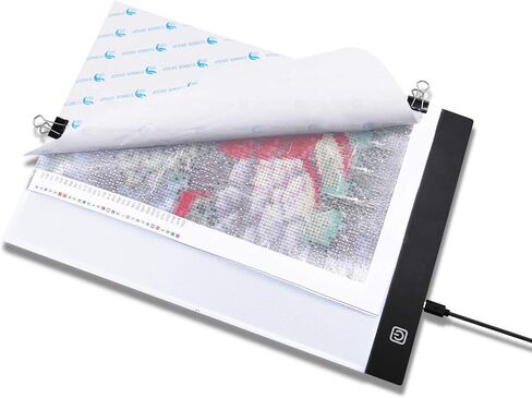 لوحة اضاءة LED بتصميم ماسي مع لوحة اضاءة LED ساطعة مع علبة لوحة اضاءة ساطعة مع لوحة ارقام لوحة ماسية 5 دي مع حافظة لوحة اضاءة كيريا in Kuwait