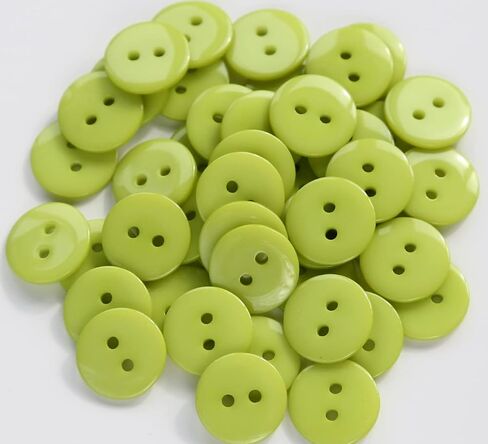 345pcs 5/8 Inch(15mm) Multi Colors Buttons 2 Holes Resin Button Assorted 15 Colors for Sewing and DIY Crafts with Plastic Box (Each Color 23 pcs) in Saudi Arabia