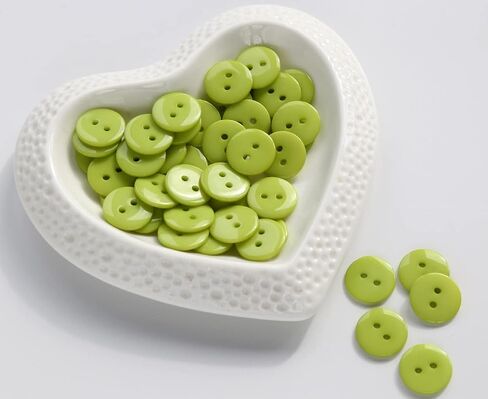 345pcs 5/8 Inch(15mm) Multi Colors Buttons 2 Holes Resin Button Assorted 15 Colors for Sewing and DIY Crafts with Plastic Box (Each Color 23 pcs) in Saudi Arabia
