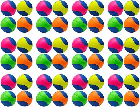 Macro Giant (48 pcs) 6 Inch (Dia.) PU Foam Basketball, Pack of 4 pcs Balls, 12 Pack, Basic Colors, Wholesale, Bouncing, Beginner, Training Practice, Playground, Preschool, Kindergarten in Saudi Arabia