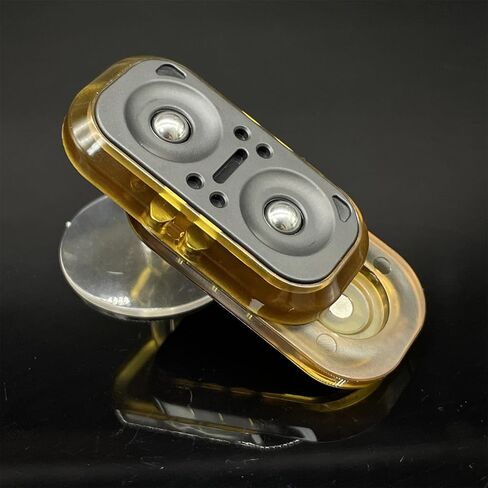 PC شفاف البومة فيدجيت المنزلق تدوير المتزلج اللمسي EDC الكبار ألعاب فيدجيت أدهد أدهد القلق الإجهاد الإغاثة لعب مكتب مكتب اللعب أفضل الهدايا للرجال (كمبيوتر أحمر) in Kuwait