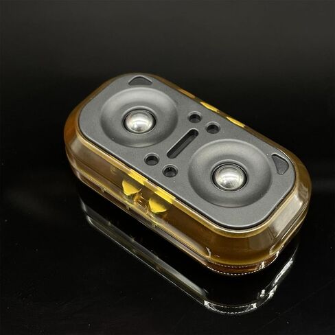 PC شفاف البومة فيدجيت المنزلق تدوير المتزلج اللمسي EDC الكبار ألعاب فيدجيت أدهد أدهد القلق الإجهاد الإغاثة لعب مكتب مكتب اللعب أفضل الهدايا للرجال (كمبيوتر أحمر) in Kuwait