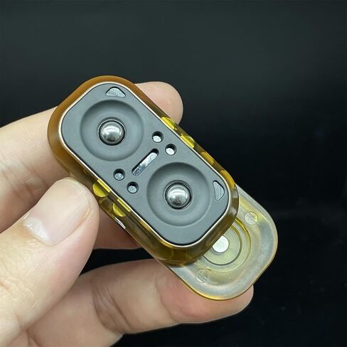 PC شفاف البومة فيدجيت المنزلق تدوير المتزلج اللمسي EDC الكبار ألعاب فيدجيت أدهد أدهد القلق الإجهاد الإغاثة لعب مكتب مكتب اللعب أفضل الهدايا للرجال (كمبيوتر أحمر) in Kuwait