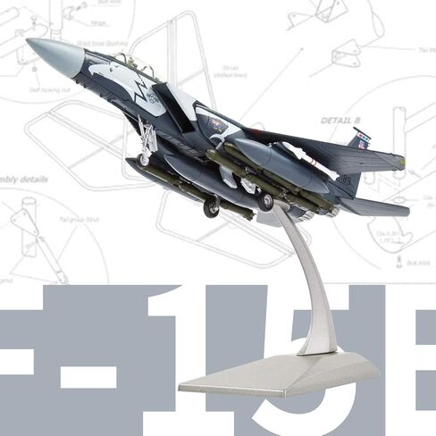 لوسي فن بارك نموذج طائرة مقاتلة عسكرية معدنية مصبوبة بمقياس 1:100 F-15 من سترايك ايجل in Kuwait