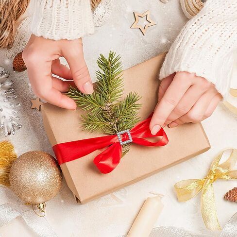150 Pcs Christmas Rhinestone Ribbon Buckle Slider 15 mm Square Silver Buckle Santa Invitation Buckles Mini Chair Buckle Sash Pin for Christmas Embellishments Bow DIY Wedding Party Craft Gift Wrap in Saudi Arabia