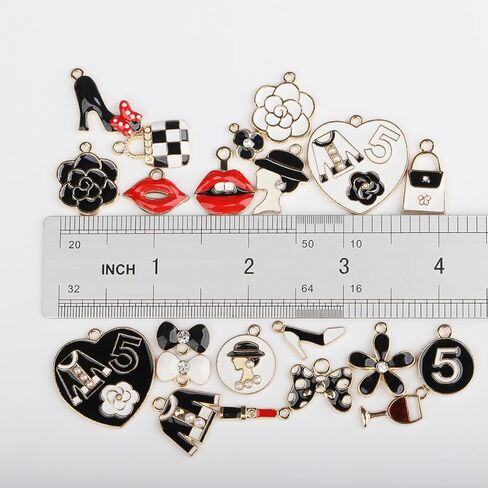 مجموعة متنوعة من حليات أحمر الشفاه للمكياج مطلية بالذهب من أجل صناعة المجوهرات والأساور والقلادات مع خطافات هوائية in Kuwait