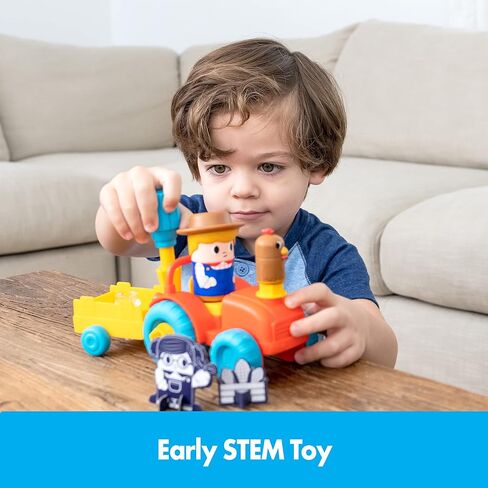 Educational Insights Design & Drill Bolt Buddies Tractor Take Apart Toy with Screwdriver Tool, Preschool STEM Toy, Gift For Boys & Girls, Ages 3+ in Saudi Arabia