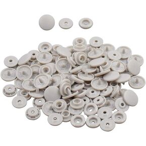 Navy Blue Plastic Snap Fasteners Size 20 100Sets Snap On Clothing Plastic Snap Button Matte T5 Round for Baby Clothes -A38