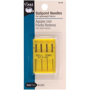 Dritz Ballpoint, Size 9, 4 Count, Nickel Machine Needles in Kuwait