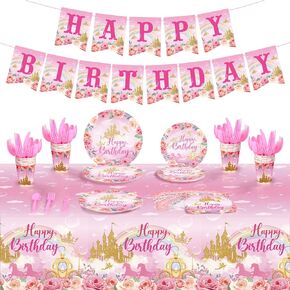173 PCS Transportation Birthday Party Supplies Serves 24 Include Transportation Birthday Tablecloth Transportation Theme Banner Transportation Party Plates Napkins Tableware Set for Kids Party Decor