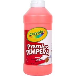 Crayola Neon Tempera Paint, Pink Kids Paint, 16 Ounce Squeeze Bottle