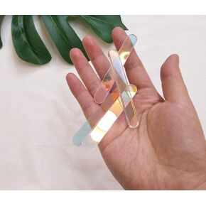 Reusable Acrylic Cakesicle Popsicle Sticks,MINI (2.75") Cake Pop Sticks for Party, Festival,Home,DIY Set of 30 (Blue Mirror) in Kuwait