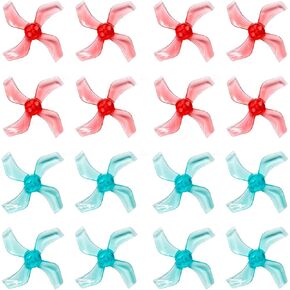 Gemfan 1636 40mm 4-Blade Props with 1.0mm Shaft Micro Whoop Drone Props for 1103-1105 Brushless Motor 16pcs 8CW 8CCW…