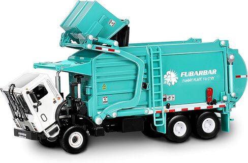 Garbage Truck Toys, Fubarbar 1:43 Bruder Tonka Trash Trucks Model for Boys Metal Diecase Waste Management Front Loader Die Cast Can Dumpster Truck Toy for 3 4 5 6 Years Old(Blue) in Saudi Arabia