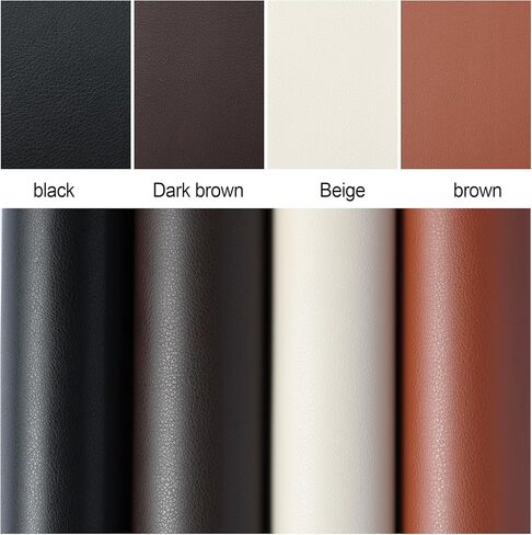 رقعة إصلاح جلدية، شريط إصلاح جلدي 17 * 55 بوصة رقعة إصلاح جلدية رقعة أريكة جلدية، أرائك، أثاث، مقاعد سيارة، كراسي مكتب (أسود) in Kuwait