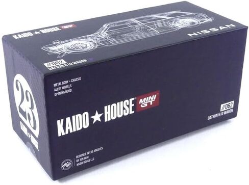 Datsun KAIDO 510 Wagon Carbon Fiber V1 Purple Kaido House 1/64 Diecast Model Car True Scale Miniatures KHMG062 in Saudi Arabia