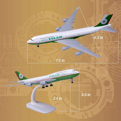 Bswath Model Airplane 1:300 Scale Model American Plane MD11 Model Plane for Gift and Decoration in Saudi Arabia