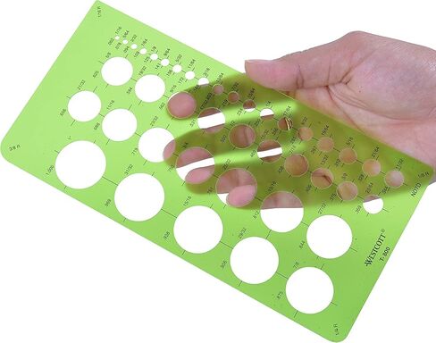 Westcott LetterCraft Large and Small Circles Template (T-831) in Kuwait