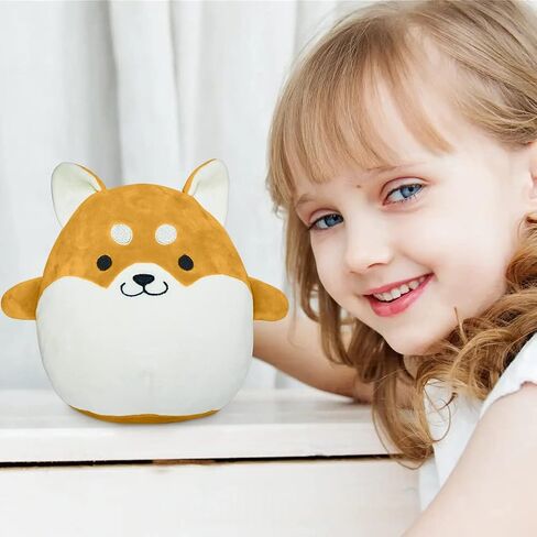 SKIUEMI 1Pcs Stuffed Animal Shiba Inu Plush Toy, 8 Inch Cute Plush Dog Soft Pillow, Great Gift for Boys Girls Birthdays,Christmas in Saudi Arabia