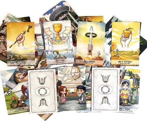 Pythia Tarot: A Colorful Journey into Greek Mythology | Indie Deck for Beginners | Zeus, Athena, Hecate, and More | Standard Size (4.75" x 2.75") in Kuwait