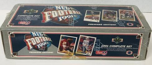 مجموعة بطاقات NFL Football 1991 الكاملة المكونة من 700 بطاقة من Upper Deck، الإصدار المميز in Saudi Arabia