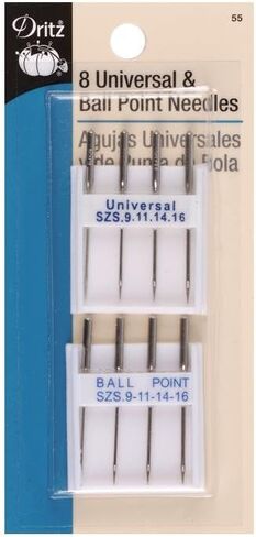 Dritz Ballpoint, Size 9, 4 Count, Nickel Machine Needles in Saudi Arabia
