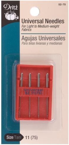 Dritz Ballpoint, Size 9, 4 Count, Nickel Machine Needles in Saudi Arabia
