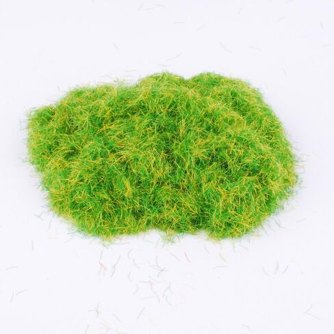 NWFashion 90G Dress Tree Flower Static Grass Dressing Scatter Flock for Miniatures Model (04 Yellow Green) in Saudi Arabia