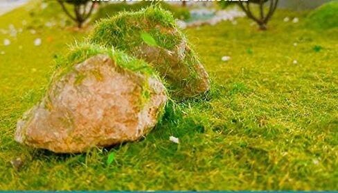 NWFashion 90G Dress Tree Flower Static Grass Dressing Scatter Flock for Miniatures Model (04 Yellow Green) in Saudi Arabia