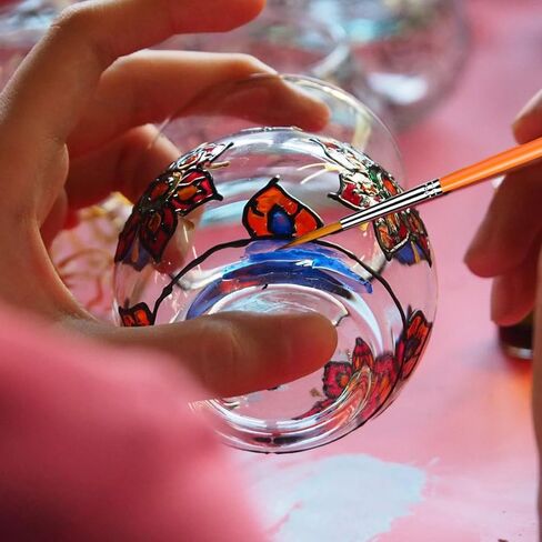 مجموعة فرش الطلاء النموذجية - 11 قطعة من فرش الرسم الدقيقة للاكريليك والزيت والالوان المائية - مجموعات الطائرات، السيراميك، المينا، المصغرة، وورهامر 40 قيراط in Kuwait