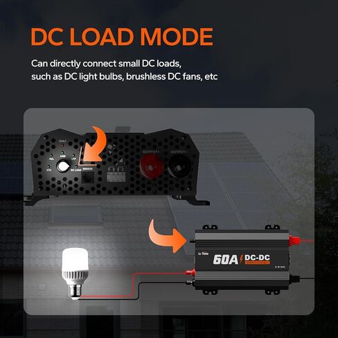 شاحن بطارية LiTime 12V 40A DC إلى DC مناسب لبطاريات LiFePO4 وحمض الرصاص وSLA والجل وAGM والكالسيوم. شاحن ثلاثي المراحل للتطبيقات واسعة النطاق والمركبات الترفيهية والقوارب واليخوت. in Kuwait