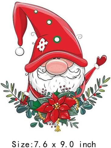 رقع زينة قابلة للغسل بتصميم سانتا كلوز وغزال وكريسماس لطيف على الملابس بتصميم سانتا كلوز وغزال وعيد الميلاد المجيد للاطفال والتيشيرتات والسترات واغطية الوسائد in Kuwait