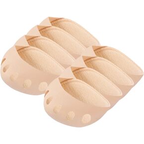 Kibovqul Toe socks women socks for heels Toe socks pads with non-slip Half socks for Oxfords,Flat,Pumps High Heels