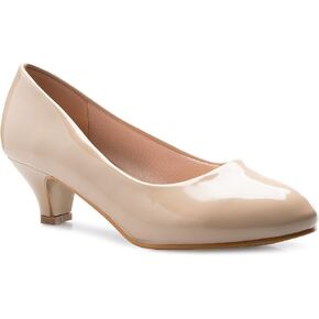 Olivia K Women's Classic Closed Toe Kitten Heel Pumps | Dress, Work, Party Low Heeled in Saudi Arabia
