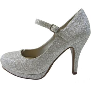 City Classified Comfort Topshoeave Women's Dennis Mary Jane High HEE Black l