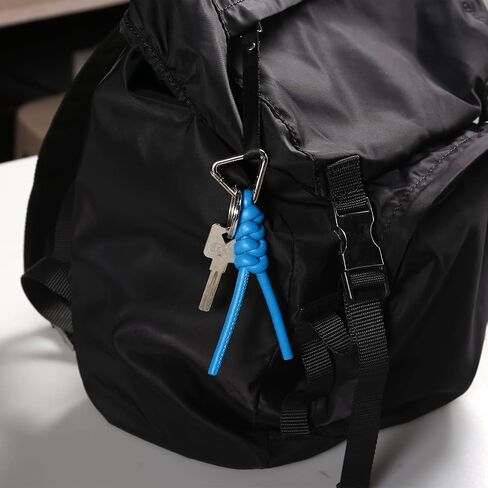 HSEFIN Leather Key Chain Car Universal Unisex Key Chain with Removable Triangle Open Key Ring in Kuwait