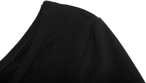 OThread & Co. Women's Crop Tops Basic Stretchy Scoop Neck 3/4 Sleeve T-Shirt in Kuwait