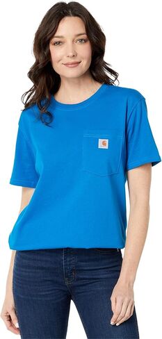 Carhartt Women's 103067 Women's WK87 Workwear Pocket Short Sleeve T-Shirt in Saudi Arabia